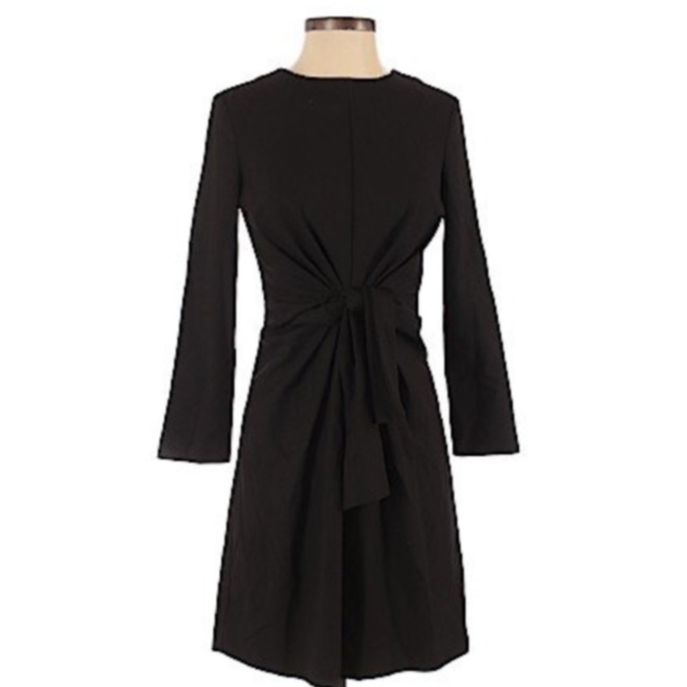 NWT, H&M Black Tie Front Dress, SIze 2 / XXS